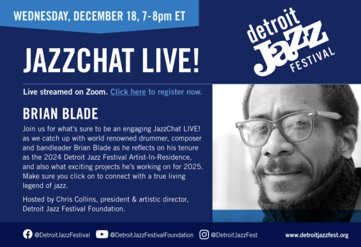 Brian Blade Jazz Chat Live