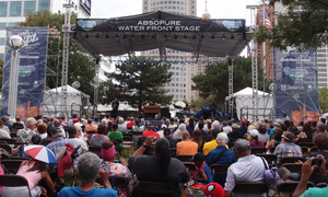 Absopure stage at Detroit Jazz Festival