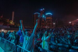 Front Row at the Detroit Jazz Festival