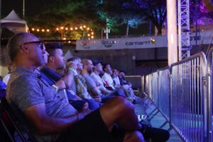 Front row seating at Detroit Jazz Festival