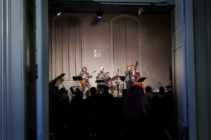Austin DiPietro's Borderland Ensemble on stage