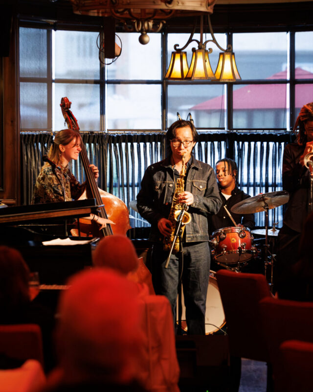 LoEnd Quintet playing at Dirty Dog Cafe, Detroit